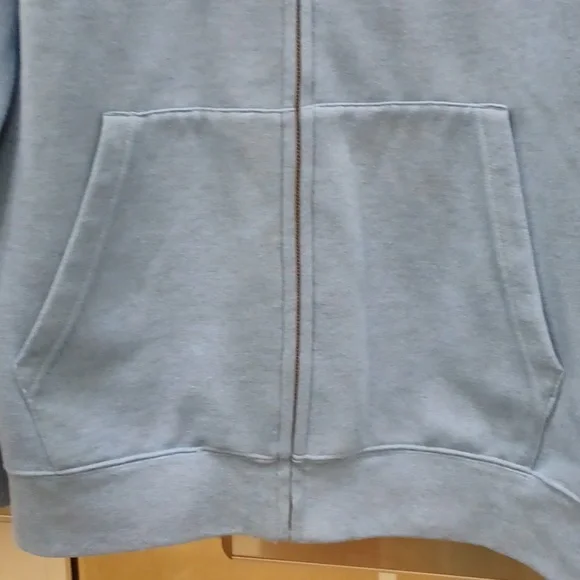 Organika Vintage Blue Skate Boarding Hoodie Lion on Back XL - Picture 5 of 7